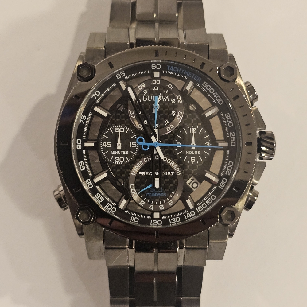 Bulova Men's Stainless Steel Chronograph Watch